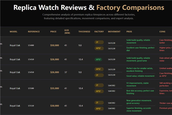 A screenshot of the "Who Makes The Best" list on the DukeReps website