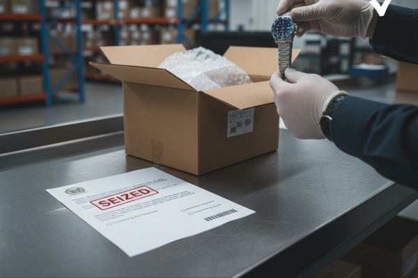 Replica watch seized by customs