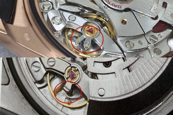 Replica Daytona 4130 movement with regulator