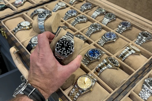 A collection of various Rolex replica watches