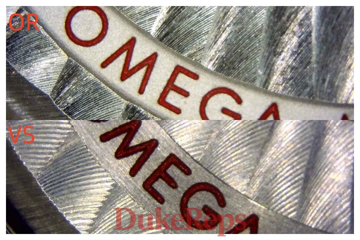 A split image showing the clasp and movement of the VSF and ORF Seamaster